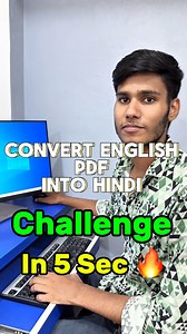 1.3M views · 18K reactions | How to Convert ENGLISH pdf into HINDI ☑️ ||..#reelsfacebook#reels #réel #reel #reelsinstagram #reel #excel #save #msoffice #tricks #shortcut #viral #new #viralvideos #viralreels #viralreel #trending #trend #trendingreels #trendingnow #trendingvideos #facebook #followers #instagram #instamood #instagood #instadaily #insta #foryou #foryoupage @highlight | successcomputermawana | Facebook