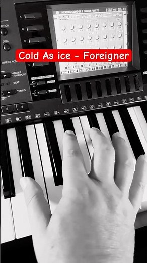 Cold As Ice - Foreigner #pianonotes Play Along! 🎹 🎶