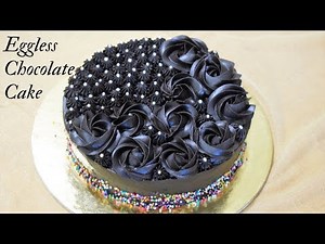Eggless Chocolate Cake Recipe~Easy and Perfect Chocolate Cake Recipe~Food Connection