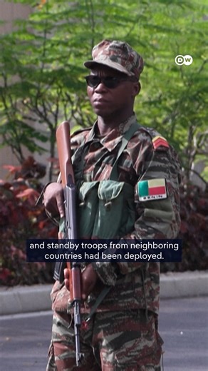 203K views · 4.2K reactions | A fast-moving coup attempt rattled Benin when a small military faction declared the president had been removed from office on national TV. President Talon later reappeared, commending the army’s loyalty and vowing consequences. | DW News | Facebook