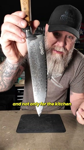 The chef knife your camp kitchen is missing #camping #cooking #gear