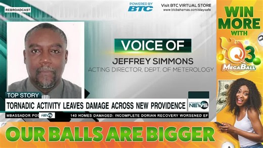 Tornadic activity leaves damage across New Providence | Eyewitness News Bahamas