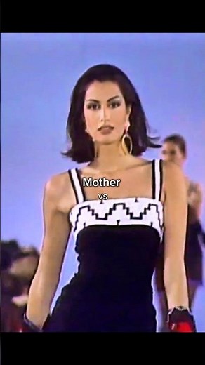 The Daughter vs her Mother ✨😮 #yasminwijnaldum #fashion #supermodel #catwalk #edit #shorts