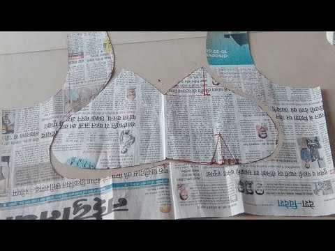 Very easy umbrella cut blouse cutting 🥰 || paper cutting blouse || #blouse #shorts