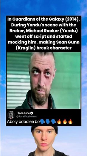 In Guardians of the Galaxy (2014), During Yondu's scene with the Broker, Michael Rooker