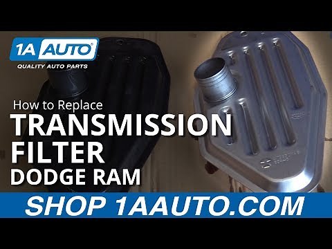 How to Replace Transmission Filter 02-10 Dodge Ram 1500