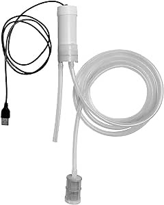 Portable Food Grade USB Electric Auto-Siphon self priming Pump for bottling Home Brew Wine,Beer,Beverages and Kombucha,DC 5v Mini water Transfer Pump Kit,2LPM No Mess Leak,6.5FT hose,Low Noise
