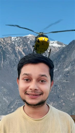 Challenge for helicopter ride