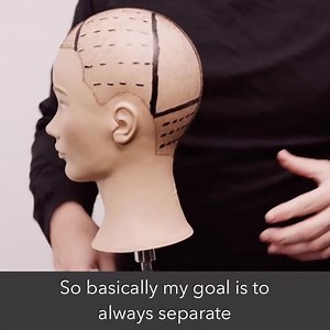 Watch this breakdown of how I section for symmetrical and asymmetrical haircuts. | Matt Beck