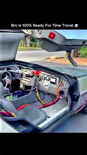 This Car Was Built for Time Travel ⏳⚡ #car #caredit #motorsport