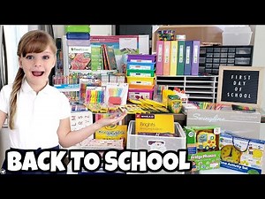 BACK TO SCHOOL Supplies HAUL 🍎 Buying School Supplies for the ENTIRE YEAR!
