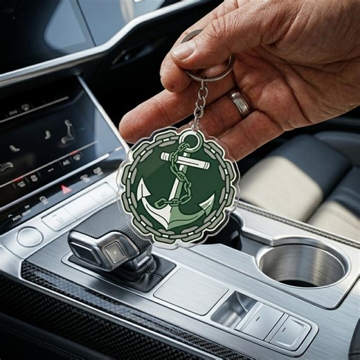 Vintage Anchor Keyring, Nautical Chain Shield Keychain, Navy Veteran Gift, Maritime Symbol Key Charm, Sailing Souvenir - Etsy