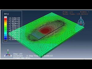 Friction Stir Additive Manufacturing (FSAM) Simulation using Abaqus