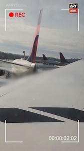 150K views · 361 reactions | A Japan Airlines plane taxiing at Seattle-Tacoma International Airport clipped the tail of a parked Delta Air Lines aircraft. #ARYStories #ARYNews #US #DeltaAirlines #JapanAirlines | ARY Stories | Facebook
