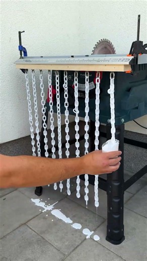 Easy chains painting method #diy #chain #painting #trick