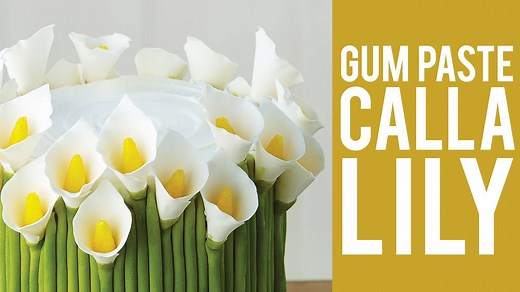 See how to make a Calla Lily flower below! Watch the full tutorial on our YouTube Channel: http://bit.ly/2og948I | Wilton Cake Decorating