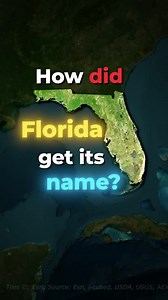 90K views · 1.1K reactions | How did Florida get its name? #florida #usa #us #history #spain #spanish | Worldatlas.com | Facebook