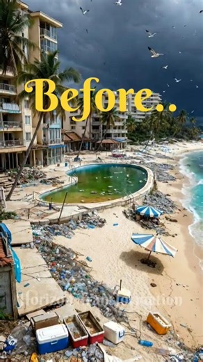 Abandoned Island Resort Restoration 😱 From Trash to Paradise #beforeandafter #cinematictimelapse