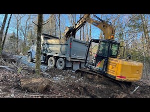 BUILDING A DRIVEWAY ON A STEEP HILL!