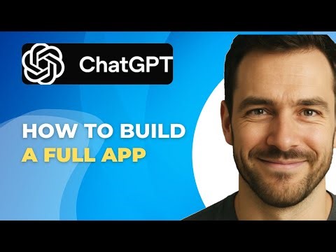 How to Build a FULL App With ChatGPT in 4 minutes!