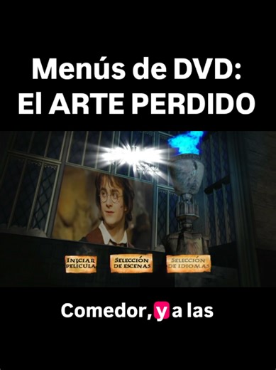 Cuando empezar una película era UNA EXPERIENCIA Menú DVD - El cáliz de fuego #peliculas #dvd #nostalgia #harrypotter