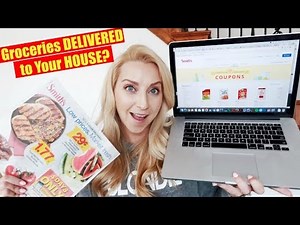 How to Get Groceries DELIVERED to Your HOUSE! (For FREE?!😱)