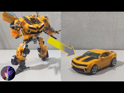 How to Transform ROTF Human Alliance Voyager Bumblebee from Robot to Vehicle by Shin Wave