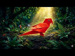 How to Make an Origami Parrot | Easy Tutorial