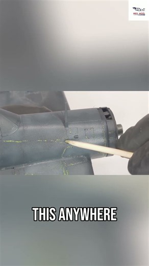 Aircraft Weathering Masterclass: Chip Effects on Models #shorts