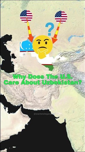 Why Does the United States Care About Uzbekistan? #geography #geopolitics #usa #demography #maps