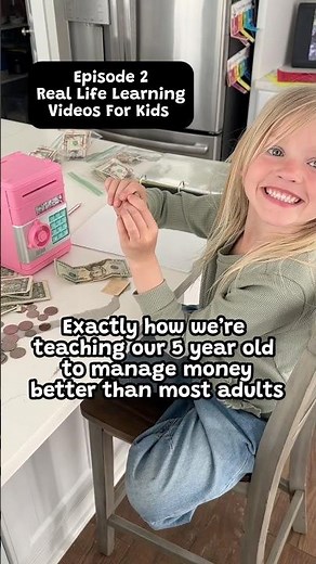 💰How we’re teaching our 5-year-old how to manage money… better than most adults 💰