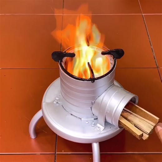 7.8K views · 77 reactions | How to make a mini camping wood stove. | Random Crafts DIY | Facebook