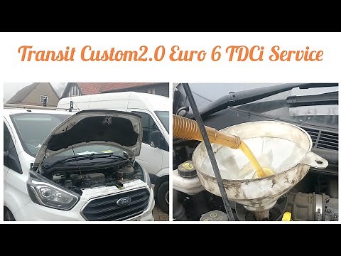 Ford Transit Custom 2.0 TDCI Euro 6 Oil & Filter Change Service