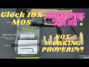 Glock 19X MOS: The Spring Guide Rod Issues You NEED To Know/ #airsoft #review #subscribe #2024 #2025