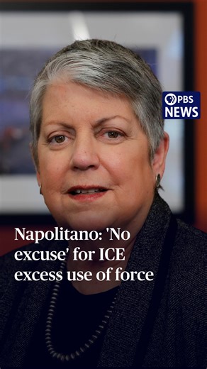 Janet Napolitano, former Homeland Security secretary, said Tuesday that the department she used to run and the officers of its agencies, such as U.S. Immigration and Customs Enforcement, are not conducting immigration enforcement properly. “What we have seen in Minneapolis and in other cities where the so-called surges occurred is increasingly aggressive behavior by federal agents,” she told PBS News’ Amna Nawaz. “Immigration is a tough topic. I know. I have dealt with it for decades. But it is 