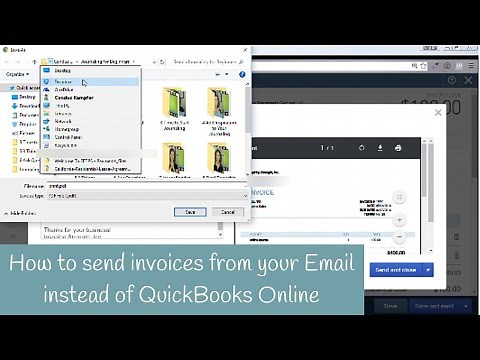 How to send invoices from your email address for QuickBooks Online Users
