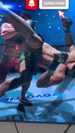 👉 Flip Kick KO in Slow Motion 😳💥 #ko #knockout #kick #mma #fight #slowmo #boxing #shorts #viral