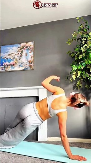 Side Plank Rotation 🔥 | Core & Oblique Activation
