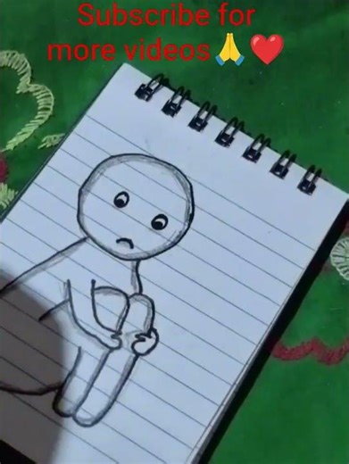 Emoji draw | Drawing | Easy drawing 😍 | Sad emoji drawing..❤️#drawing #emojichallenge #emojidrawing