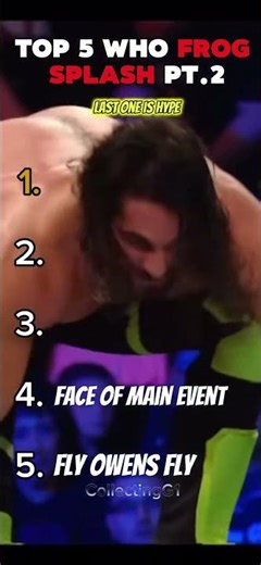 TOP 5 WHO FROG SPLASH PT. 2