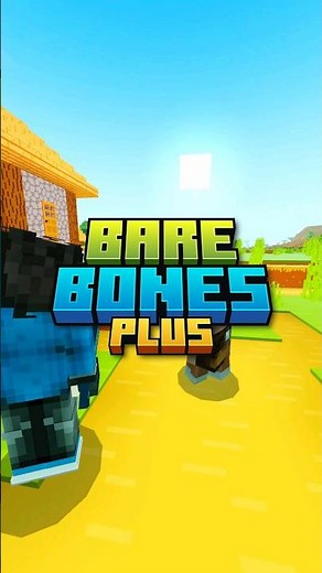 Bare Bones Plus 🍃 #minecraft #bedrock #texturepack #barebones #alecstry