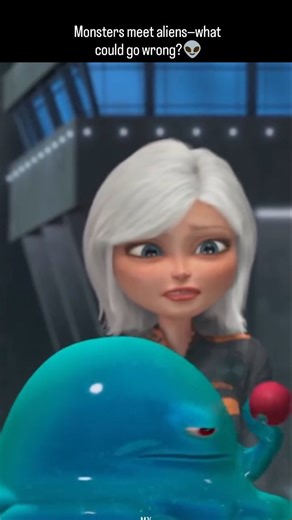 Cine Brawler on Instagram: "🎬Monsters vs Aliens (2009) 📝 When an alien robot invades Earth, the government sends in its secret team of misfit monsters to fight back. In this hilarious first encounter, the monsters—led by the giant Susan (Ginormica), the slimy B.O.B., and the brilliant Dr. Cockroach—face off with a powerful alien force for the first time. It’s awkward, chaotic, and totally epic, as Earth’s weirdest defenders realize they might actually be its best hope. This scene perfectly ble