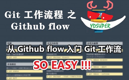 Git | 从Github flow入门Git工作流程