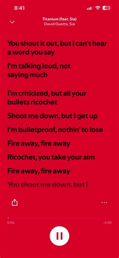 Titanium - David Guetta ft Sia Lyrics (Singalong)