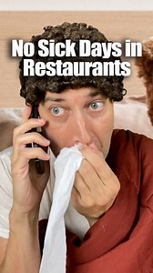 1M views · 47K reactions | I guess old habits die hard cause I made this while being sick #serverlife #linecooklife #cheflife #bistrohuddy #sickday | Drew Talbert | Facebook