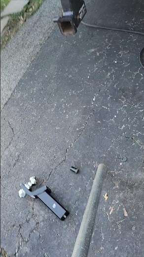 Remove a lock from your trailer hitch.