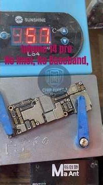 iPhone 14 Pro No Network, WiFi & Bluetooth Fix | Baseband IC Replacement | ChipFixerz