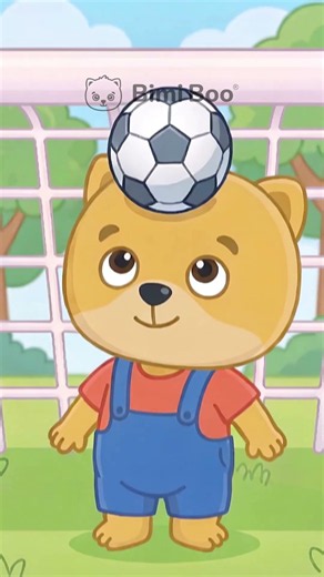 Bimi Learns to Play Soccer! ⚽💛 | Fun Soccer Video for Kids #kidsvideos