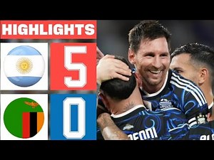 Argentina vs Zambia 5-0 ExtendedHighlights & All Goals | Friendly Match2026