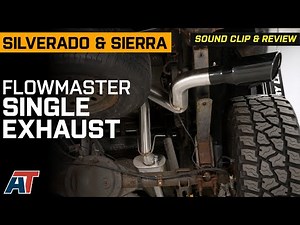 2014-2018 5.3L Silverado 1500 Flowmaster Signature Series Single Exhaust Review & Sound Clip